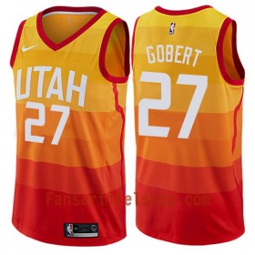 NBA Utah Jazz Trikot Rudy Gobert 27 Nike City Edition Swingman - Herren